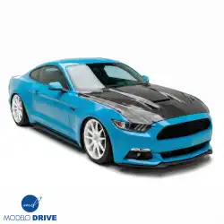 Carbon Fiber 3-Vent Hood > Ford Mustang 2015-2017 image - 11