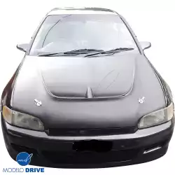 FRP MONS Hood > Honda Civic (EG) 1992-1995 > 2/3-Door Hatch image - 8