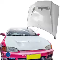 FRP MONS Hood > Honda Civic (EG) 1992-1995 > 2/3-Door Hatch image - 4