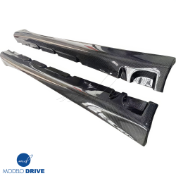 ModeloDrive Carbon Fiber TART Side Skirts > Porsche Cayman (987) 2006-2012 image - 2