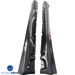 ModeloDrive Carbon Fiber TART Side Skirts > Porsche Cayman (987) 2006-2012 image - 3