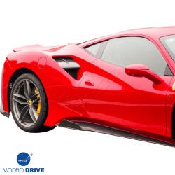 ModeloDrive Partial Carbon Fiber MDES Side Skirts > Ferrari 488 GTB (F142M) 2016-2019 image - 8
