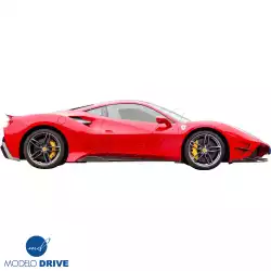 Partial Carbon Fiber MDES Side Skirts > Ferrari 488 GTB (F142M) 2016-2019 image - 11