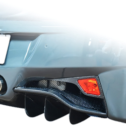 ModeloDrive Carbon Fiber OER Rear Fog Light Surround Garnishes > Ferrari 458 2010-2015 image - 1