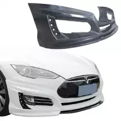 FRP KKR Front Lip Valance > Tesla Model S 2012-2015 image - 10