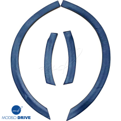 ModeloDrive Carbon Fiber GT2 RS Turbo Wide Fender Flares (front) 4pc > Porsche 911 (997) 2005-2012 image - 5