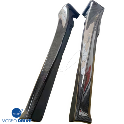ModeloDrive Carbon Fiber TART Turbo Wide Side Skirts > Porsche 911 (997) 2005-2012 image - 5