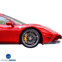 ModeloDrive Partial Carbon Fiber MDES Front Bumper w Splitter > Ferrari 488 GTB (F142M) 2016-2019 image - 9