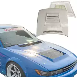FRP DMA D1 Hood > Nissan Silvia (S13) 1989-1994 image - 1
