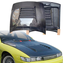 ModeloDrive Carbon Fiber DMA D1 Hood > Nissan Silvia (S13) 1989-1994 image - 1