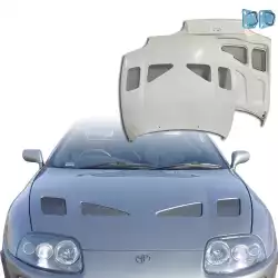 FRP TRDE Hood > Toyota Supra (JZA80) 1993-1998 image - 1