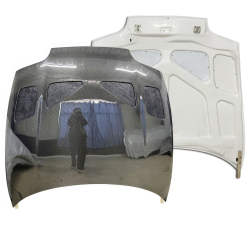 ModeloDrive Carbon Fiber TRDE Hood > Toyota Supra (JZA80) 1993-1998 image - 1