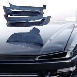 ModeloDrive Carbon Fiber ORI Headlight Housings 2pc > Nissan 240SX (S14) 1997-1998 image - 19