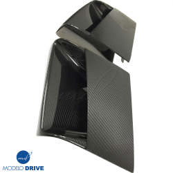 ModeloDrive Carbon Fiber SMAD Headlight Housings 2pc > Nissan 240SX 1989-1994> 2/3dr image - 4