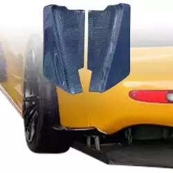 Carbon Fiber GKAT Rear Canards 2pc > Mazda RX-7 (FD3S) 1993-1997 image - 1