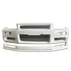 FRP NISM S-Tune Front Bumper Lip Combo > Nissan Skyline (R34) GTT 1999-2004 > 2dr Coupe image - 1