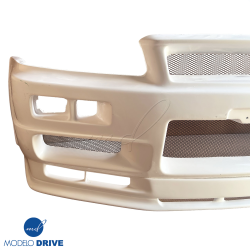ModeloDrive FRP NISM S-Tune Front Bumper Lip Combo > Nissan Skyline (R34) GTT 1999-2004 > 2dr Coupe image - 4