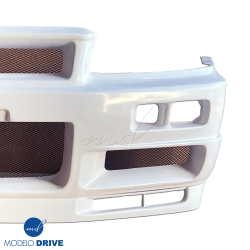 ModeloDrive FRP NISM S-Tune Z Integrated Front Bumper Lip Combo > Nissan Skyline (R34) GTT 1999-2004 > 2dr Coupe image - 9