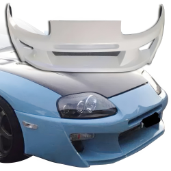 ModeloDrive FRP VAR Front Bumper > Toyota Supra JZA80 1993-1998 image - 4