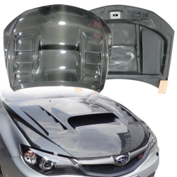 ModeloDrive Carbon Fiber VAR V2 Hood > Subaru WRX (GH) 2008-2014 > 5dr Hatch image - 19