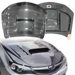 Carbon Fiber VAR V2 Hood > Subaru WRX (GH) 2008-2014 > 5dr Hatch image - 19