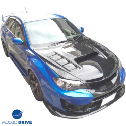 ModeloDrive Carbon Fiber VAR V2 Hood > Subaru WRX (GE) 2008-2014 > 4dr Sedan image - 16