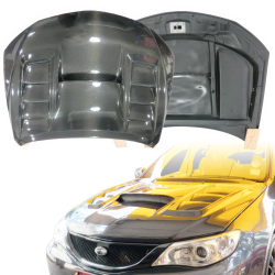 ModeloDrive Carbon Fiber VAR V2 Hood > Subaru WRX (GE) 2008-2014 > 4dr Sedan image - 1