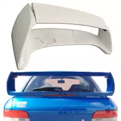 FRP 22B Trunk Spoiler Wing Adjustable w LED > Subaru Impreza (GC8) 1993-2001 > 2/4dr image - 13