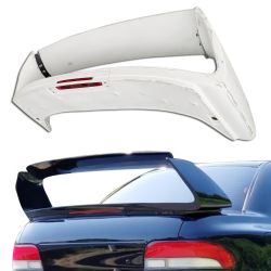 ModeloDrive FRP 22B Trunk Spoiler Wing Adjustable w LED > Subaru Impreza (GC8) 1993-2001 > 2/4dr image - 1