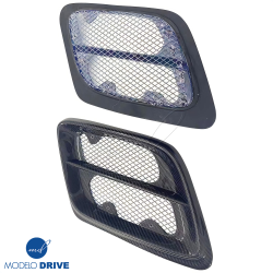 ModeloDrive Carbon Fiber WRC Side Hood Bar Vents > Subaru Impreza (GC8) 1993-2001 > 2/4/5dr image - 4