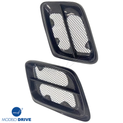 ModeloDrive Carbon Fiber WRC Side Hood Bar Vents > Subaru Impreza (GC8) 1993-2001 > 2/4/5dr image - 7