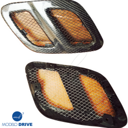 ModeloDrive Carbon Fiber 2.5RS STI Side Hood Vents > Subaru Impreza (GC8) 1993-2001 > 2/4/5dr image - 6