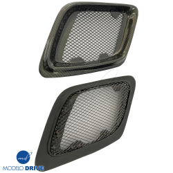 ModeloDrive Carbon Fiber WRC Side Hood Open Vents > Subaru Impreza (GC8) 1993-2001 > 2/4/5dr image - 6