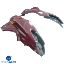 ModeloDrive Carbon Fiber BLK-GT Wide Body Fenders (rear) > Mercedes-Benz SLS AMG (R197) 2011-2014 image - 4