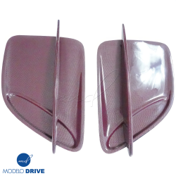 ModeloDrive Carbon Fiber BLK-GT Hood Accents > Mercedes-Benz SLS AMG (R197) 2011-2014 image - 2