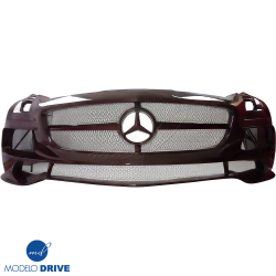 ModeloDrive Carbon Fiber BLK-GT Wide Body Front Bumper > Mercedes-Benz SLS AMG (R197) 2011-2014 image - 4