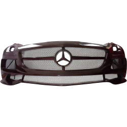 ModeloDrive Carbon Fiber BLK-GT Wide Body Front Bumper > Mercedes-Benz SLS AMG (R197) 2011-2014 image - 1