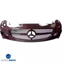Carbon Fiber BLK-GT Wide Body Front Bumper > Mercedes-Benz SLS AMG (R197) 2011-2014 image - 2