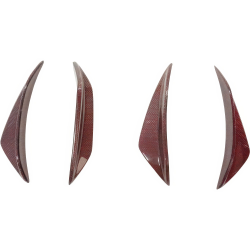 ModeloDrive Carbon Fiber BLK-GT Wide Body Front Bumper Canards > Mercedes-Benz SLS AMG (R197) 2011-2014 image - 5