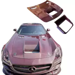 Carbon Fiber BLK-GT Hood > Mercedes-Benz SLS AMG (R197) 2011-2014 image - 1
