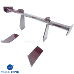 ModeloDrive Carbon Fiber BLK-GT Wide Body Spoiler Wing > Mercedes-Benz SLS AMG (R197) 2011-2014 image - 10