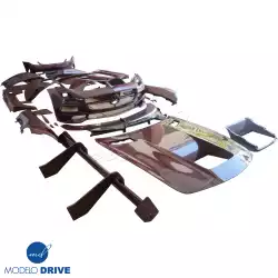 Carbon Fiber BLK-GT Wide Body Kit w Wing > Mercedes-Benz SLS AMG (R197) 2011-2014 image - 2