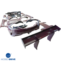 ModeloDrive Carbon Fiber BLK-GT Wide Body Kit w Wing > Mercedes-Benz SLS AMG (R197) 2011-2014 image - 3