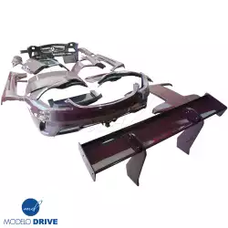 Carbon Fiber BLK-GT Wide Body Kit w Wing > Mercedes-Benz SLS AMG (R197) 2011-2014 image - 3