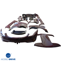 ModeloDrive Carbon Fiber BLK-GT Wide Body Kit w Wing > Mercedes-Benz SLS AMG (R197) 2011-2014 image - 4