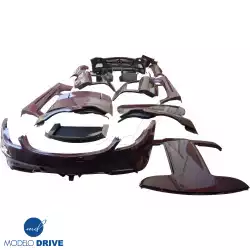 Carbon Fiber BLK-GT Wide Body Kit w Wing > Mercedes-Benz SLS AMG (R197) 2011-2014 image - 4