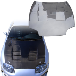 ModeloDrive Carbon Fiber TSEC Hood > Toyota Supra (JZA80) 1993-1998 image - 10