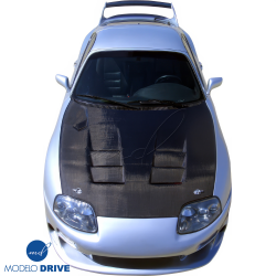 ModeloDrive Carbon Fiber TSEC Hood > Toyota Supra (JZA80) 1993-1998 image - 11
