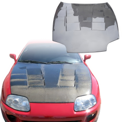 ModeloDrive Carbon Fiber TSEC Hood > Toyota Supra (JZA80) 1993-1998 image - 1