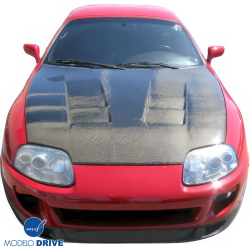 ModeloDrive Carbon Fiber TSEC Hood > Toyota Supra (JZA80) 1993-1998 image - 6